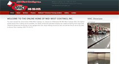 Desktop Screenshot of midwestcoatingsmi.com