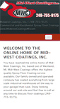 Mobile Screenshot of midwestcoatingsmi.com